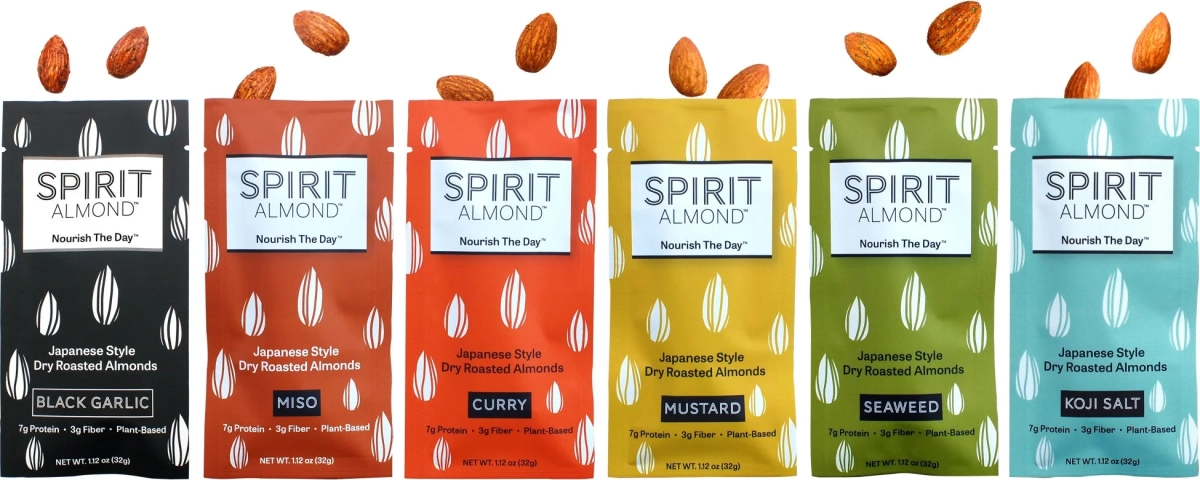 SPIRIT ALMONDの多様なフレーバー