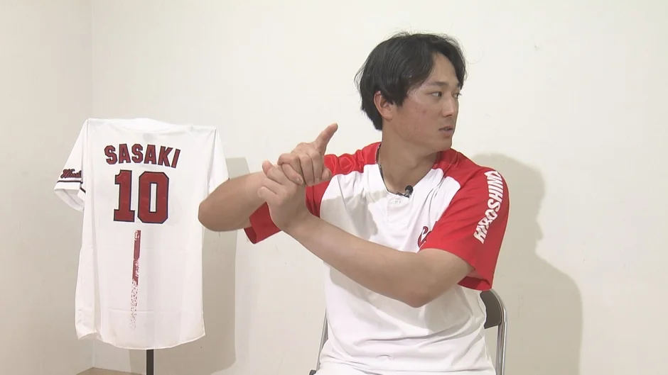 佐々木選手ユニフォーム