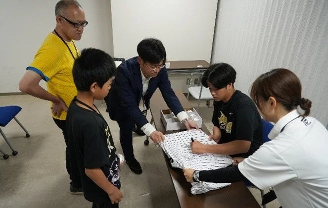 選手サイン会の様子