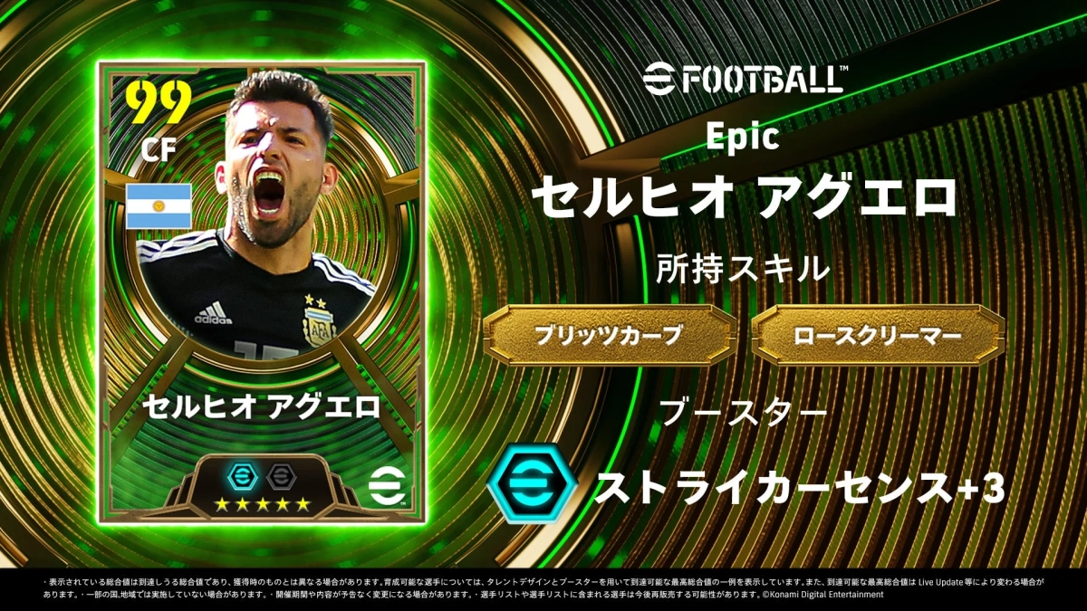 セルヒオ・アグエロ選手カード