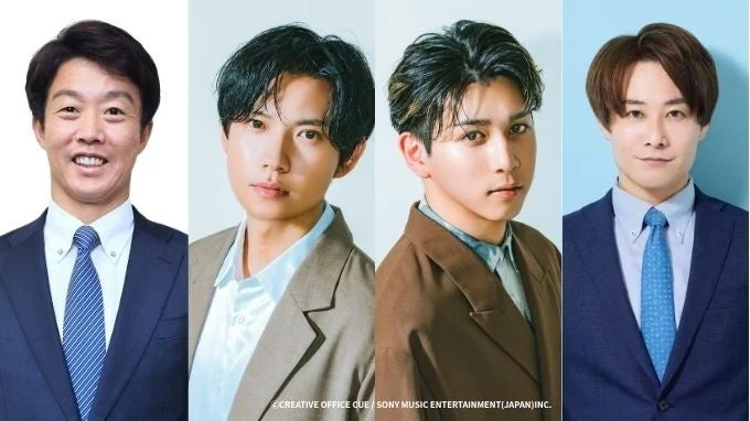 4人の日本人男性が写る集合写真
