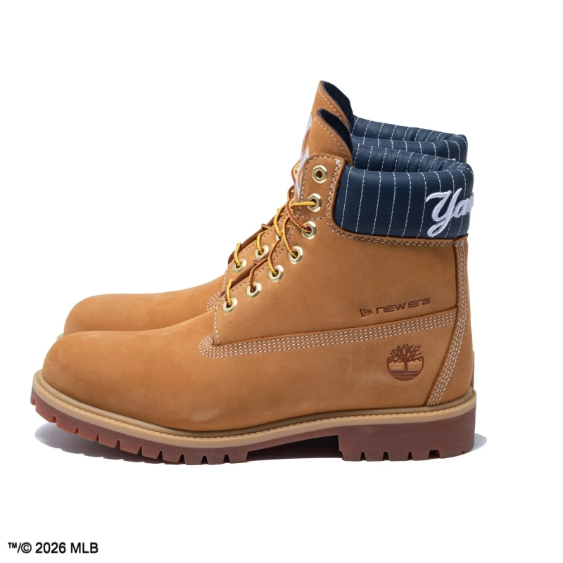 YankeesとNew Eraロゴのブーツ