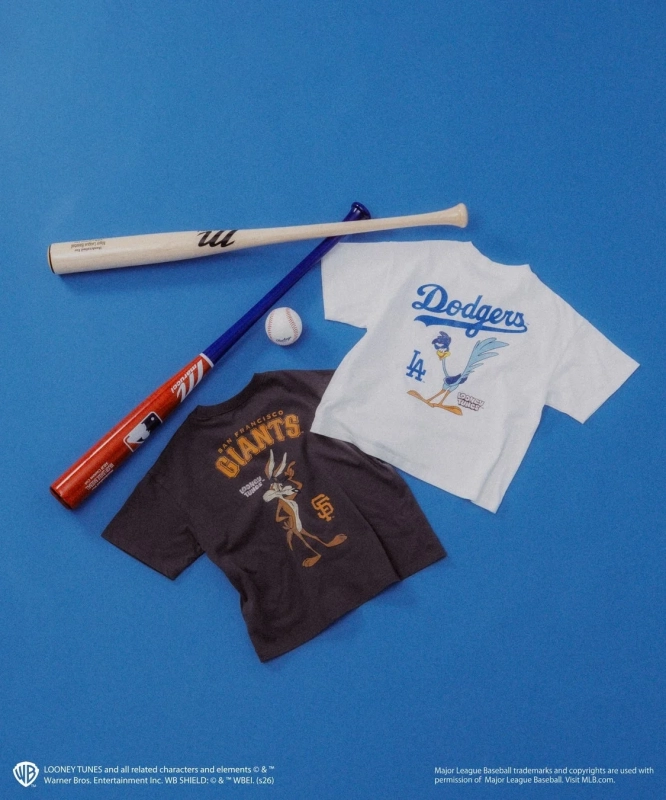 ジャイアンツとドジャースのTシャツ