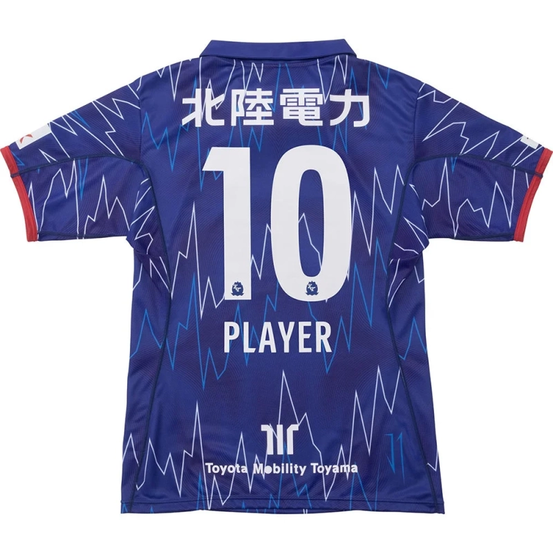 背番号10のユニフォーム背面