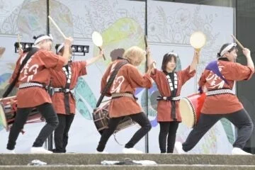和太鼓の演奏風景