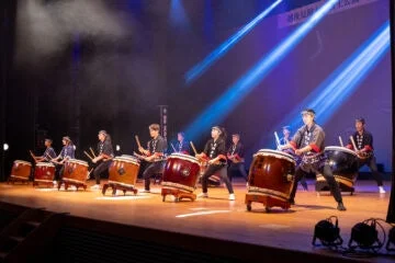 和太鼓の演奏風景