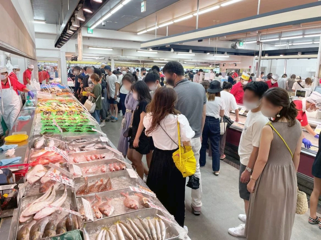 活気ある魚市場